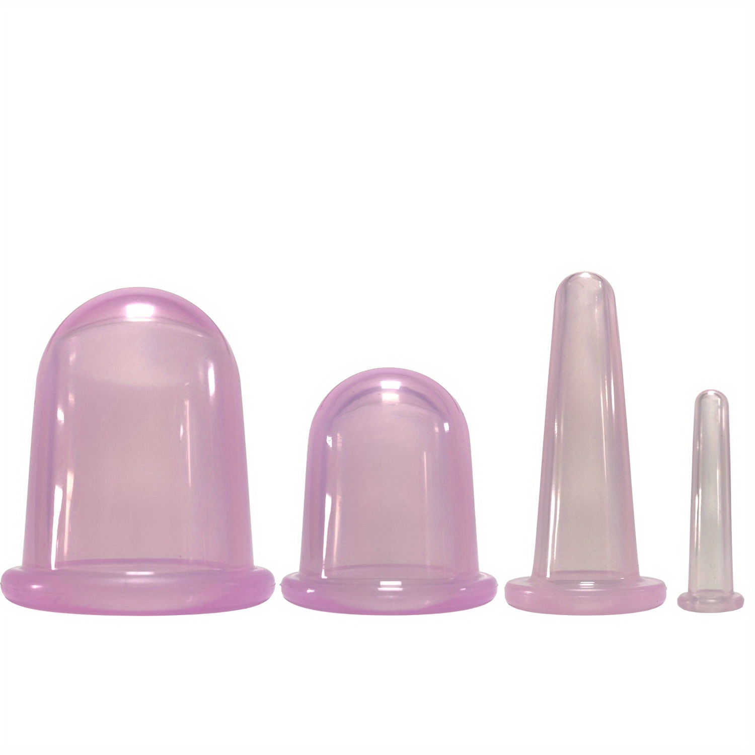4 Pcs Silicone Vacuum Cup for Cellulite Massage